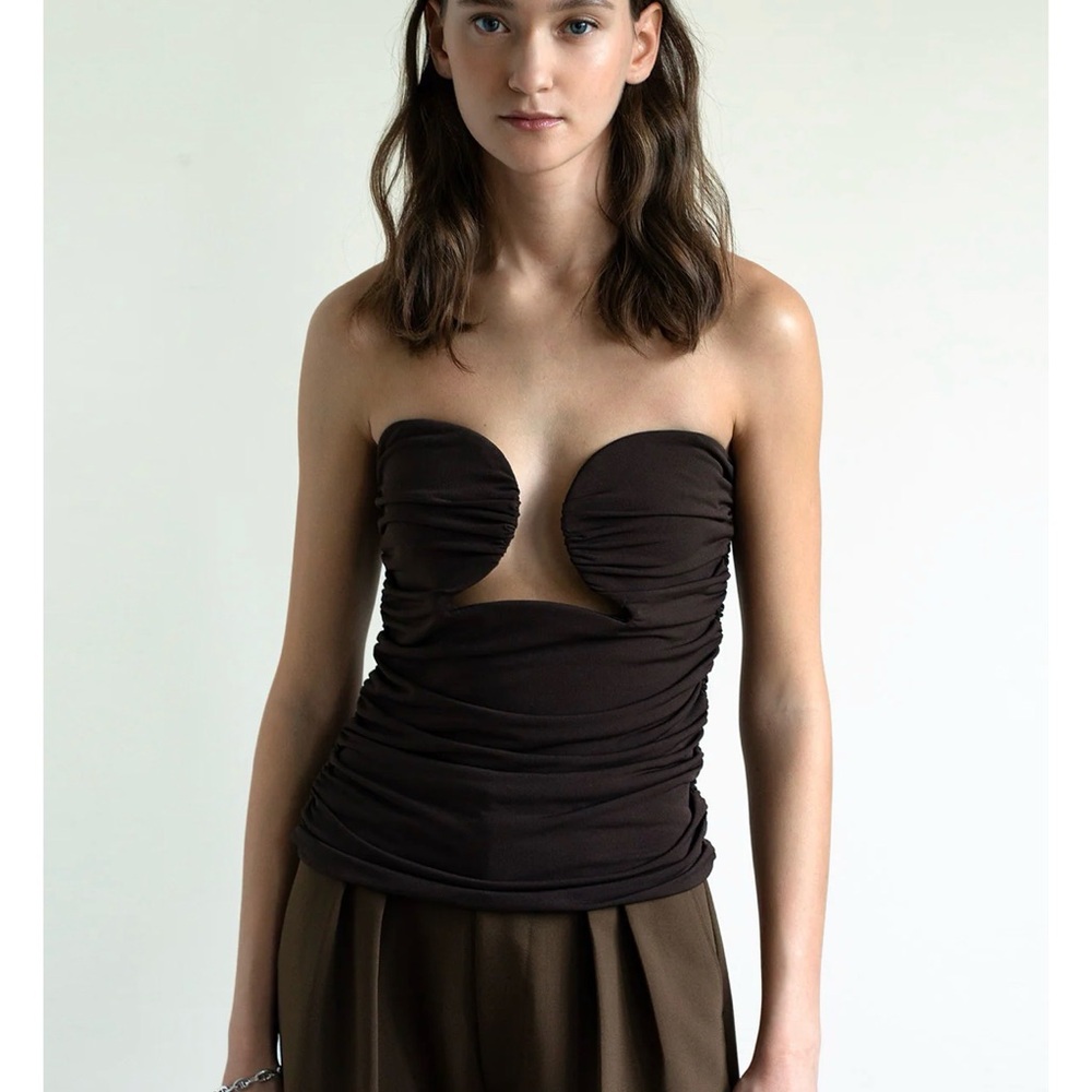 Pixie Market Dominique Bustier Top